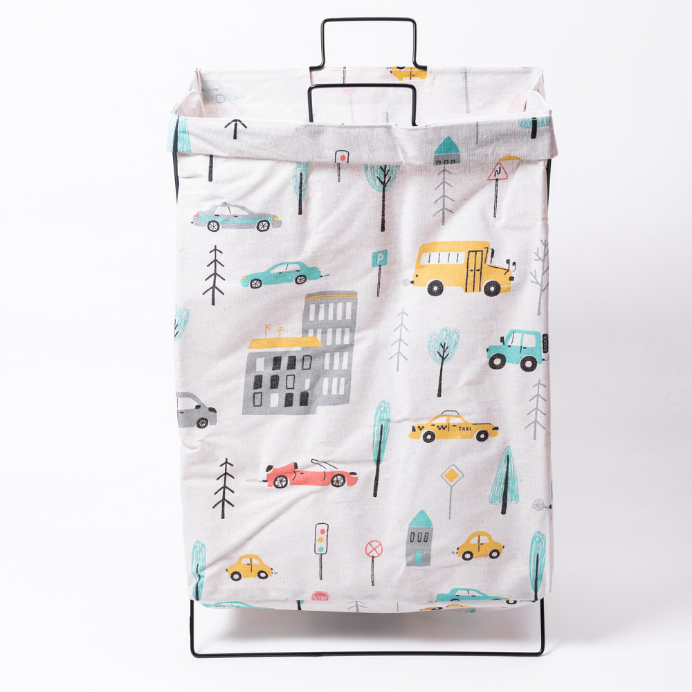 Кошик для білизни на підставці 36×30×55 (см) м'який HP-41-3 Київ - фото 1