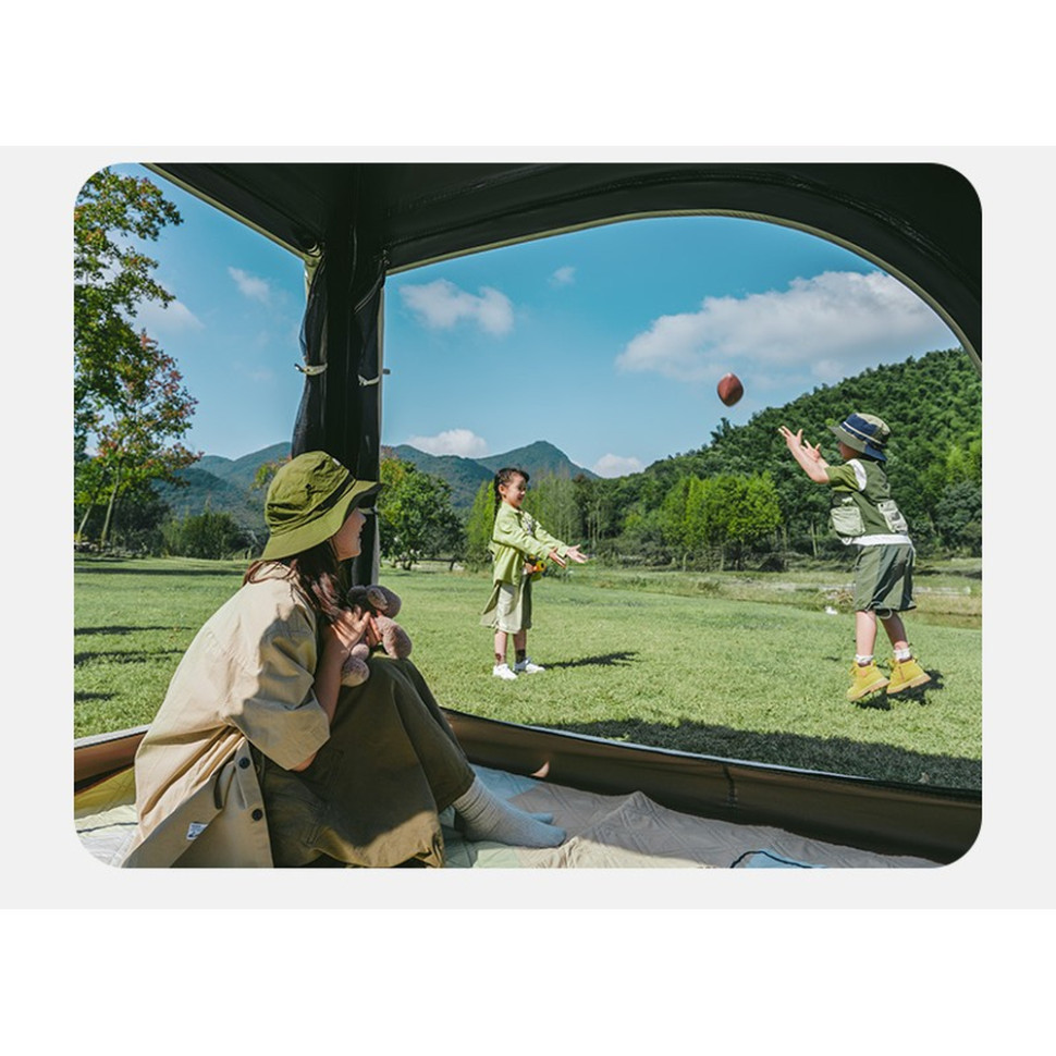 Намет чотиримісний автоматичний Naturehike Ango CNK2550WS010, коричневий Київ - фото 3