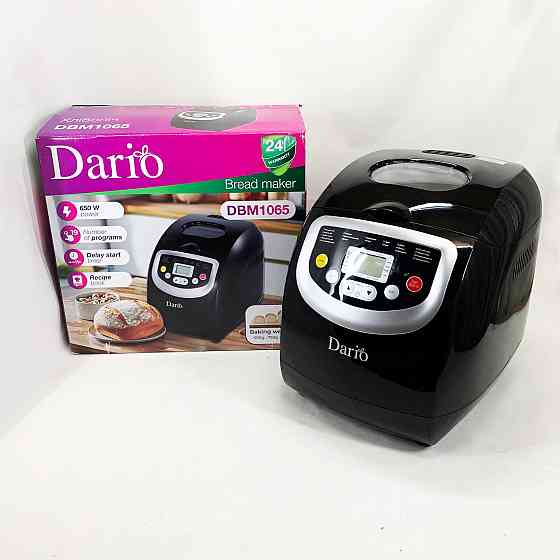 Хлебопечка с регулируемой корочкой DARIO DBM 1065 600 Вт, 19 програм, Хлебопечь дисплей XB-53 Львов