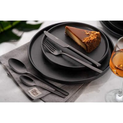 Набор столовых приборов Ardesto Black Mars Favola 4 предмета Чорний (AR0704FSB) Винница - изображение 5