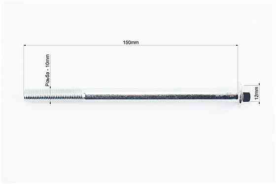 Вісь колеса переднього Suzuki LET'S-I / II / III d10mm; L150mm Бершадь
