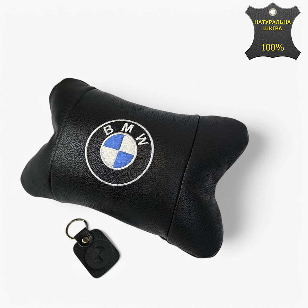 Подушка для підголівника автомобільного сидіння BMW 1шт, Подушка підголівник на сидінні машини BK-27 Львів - фото 13
