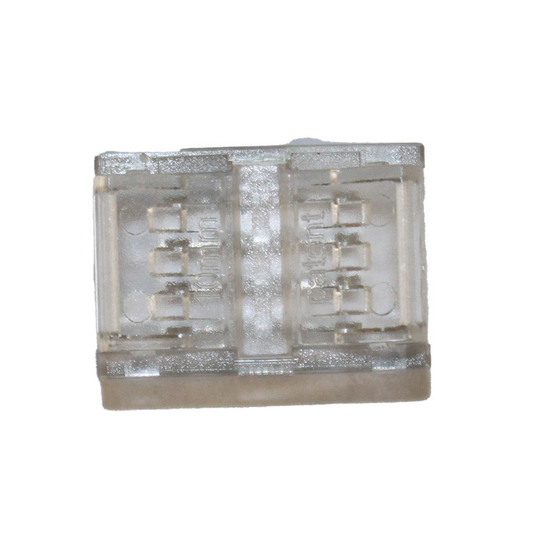 Конектор  прямий 10 мм стрічка-стрічка RGB IP65 , прозорий Дніпро - фото 1