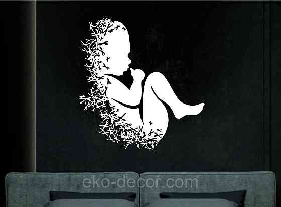 Декоративное настенное Панно «Ребенок», Декор на стену 90*84 см, Белый Киев