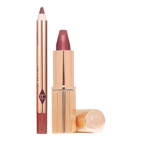 CHARLOTTE TILBURY Pillow Talk Fair Duo Set - Набор для макияжа губ дорожного размера (1,5 g+0,8 g) Славянск