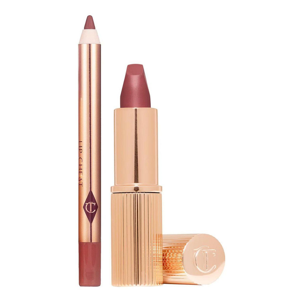 CHARLOTTE TILBURY Pillow Talk Fair Duo Set - Набор для макияжа губ дорожного размера (1,5 g+0,8 g) Славянск - изображение 1
