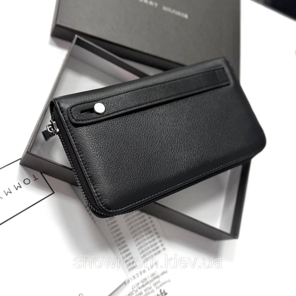 Шкіряний брендовий гаманець клатч TH (6613) Київ - фото 6