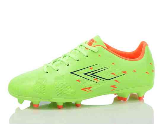 Бутси (копи) для футболу дитячі Restime DIWB25659-2 green-orange р. 36-40 Вишнёвое