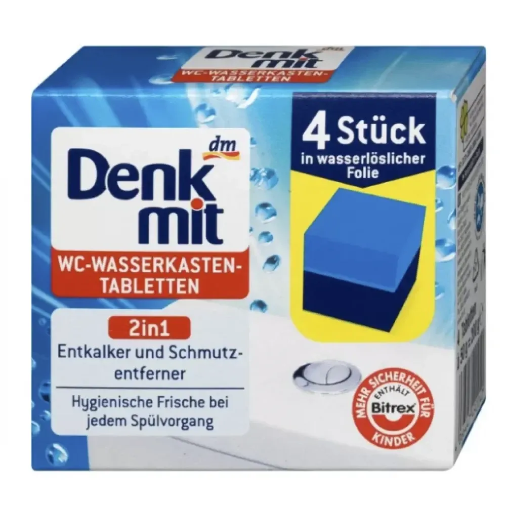 Таблетки для туалетного бачка Denkmit 4 шт Львов - изображение 1