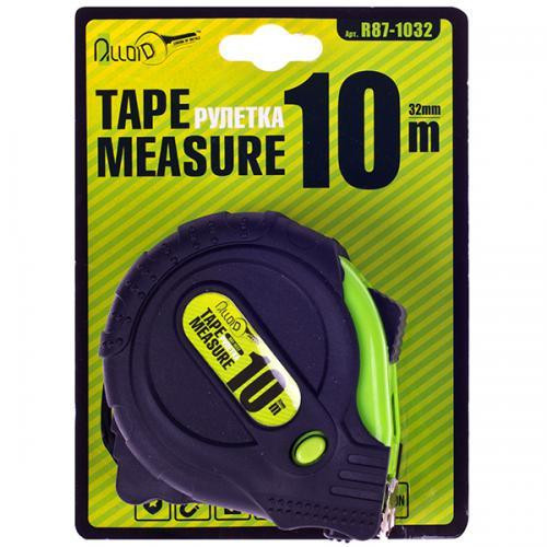 Рулетка з фіксатором  10 м/32 мм Alloid Одеса - фото 2