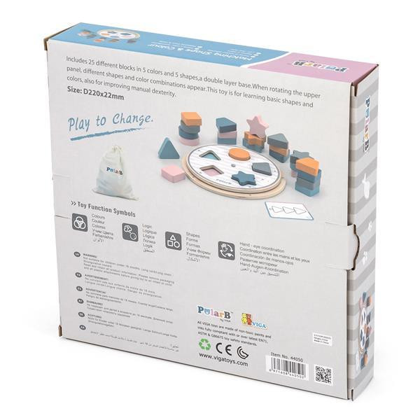 Дерев'яна гра-сортер PolarB Фігури (44050) Харків - фото 15