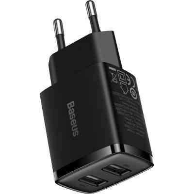 Зарядний пристрій Baseus Compact Charger 2U Black (CCXJ010201) Вінниця