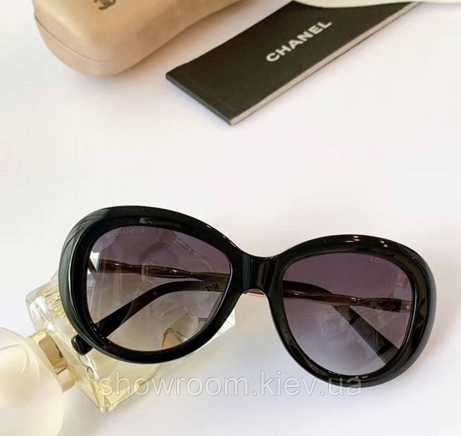 Женские солнцезащитные очки Ch (5429) black Lux Киев - изображение 1