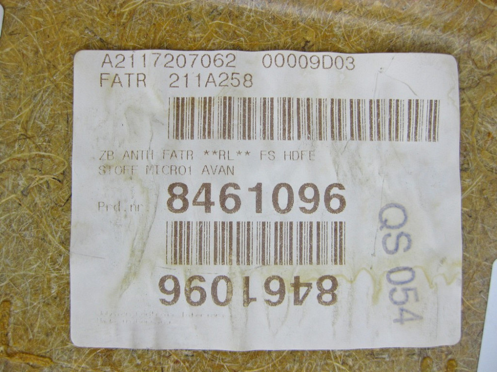 Mercedes-Benz  A2117207062 9D03 Карта передніх правих дверей Avangarde Elegance колір "антрацит" E-Class W211 Одесса - изображение 11