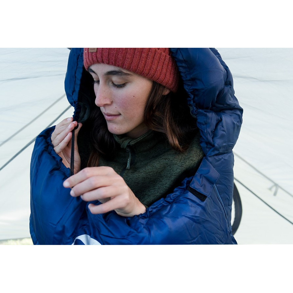 Спальник з капюшоном Naturehike MJ300 CNK2300SD014, темно-блакитний Київ - фото 9