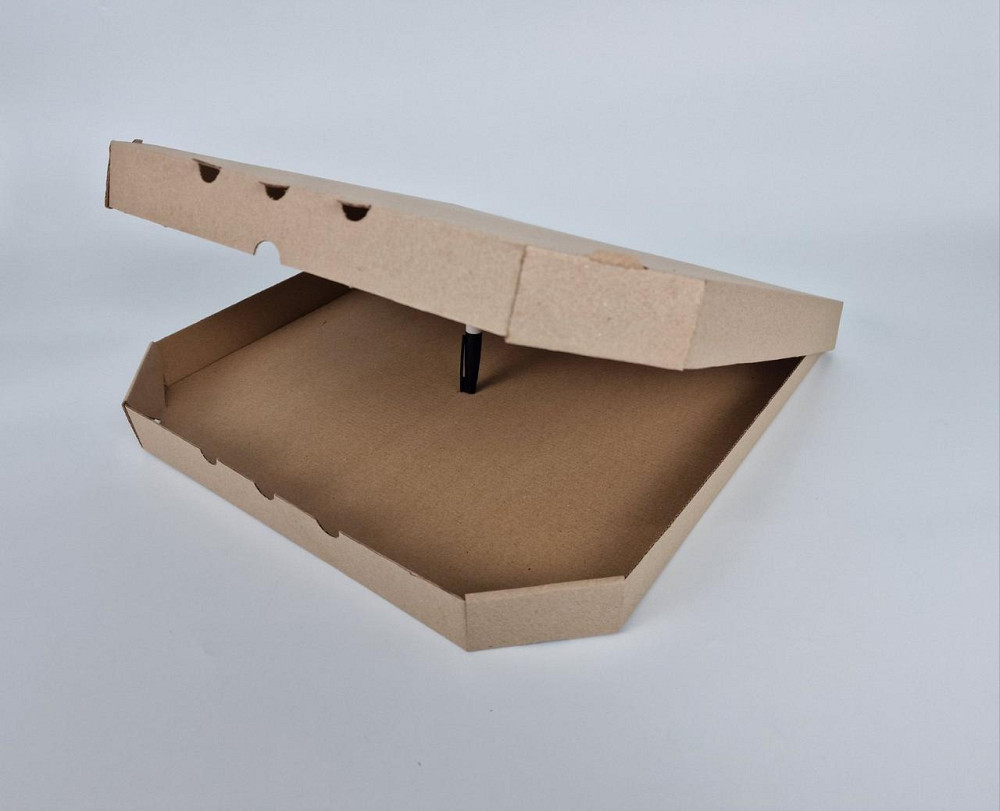 Коробка для піци з гофрокартону біла 450*450*40мм 50 шт Харків - фото 3
