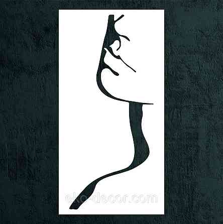 Декоративное настенное Панно «Женский Образ», Декор на стену 90*46 см, Белый Киев