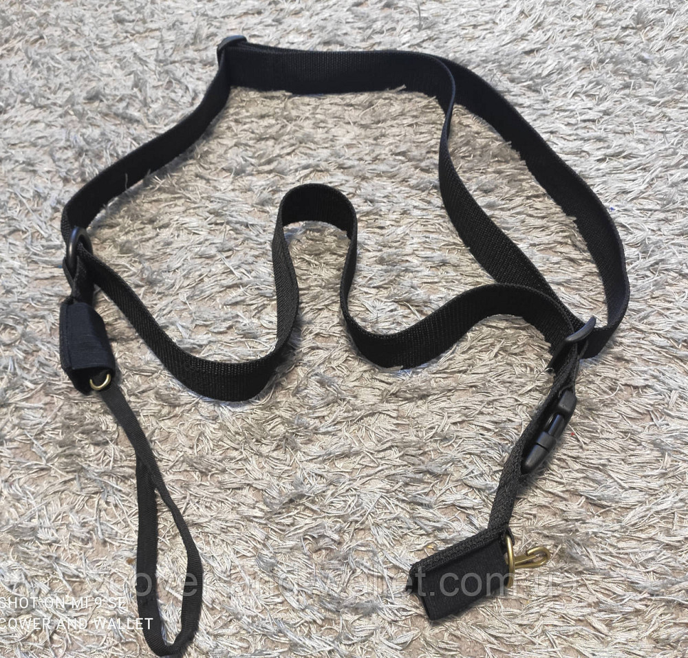 Триточковий ремінь на автомат АК (чорний) DK 3 Київ - фото 1