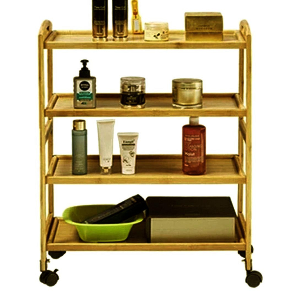 Этажерка для ванной на колёсиках 