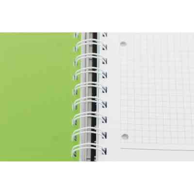 Блокнот Optima A4 Adamant пластикова обкладинка, з розділювачами та перфорацією, 120 аркушів, клітинка синій (O20843-02) Вінниця