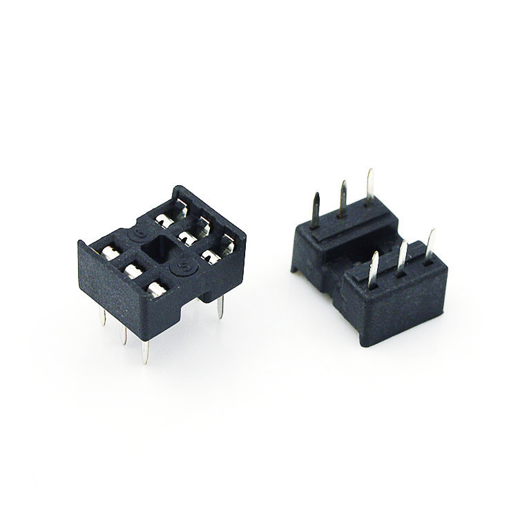 Панель SCS-6 10шт IC DIP 6 контактов узкая для быстрой замены оптронов Киев - изображение 1
