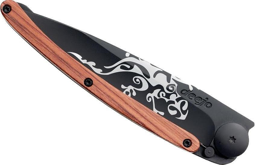 Универсальный Складной Нож с лазерной гравировкой Геккон Deejo 