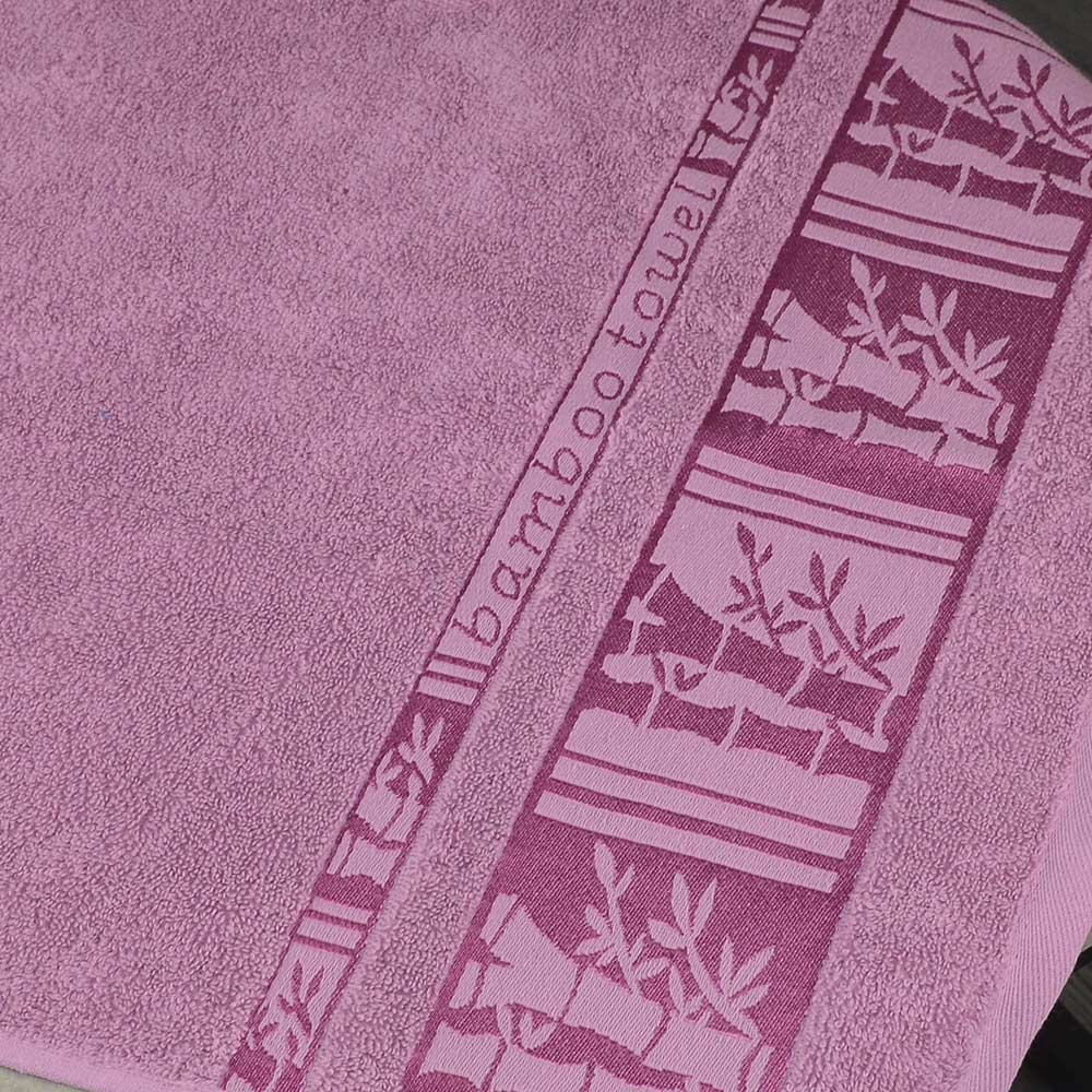 Набір махрових рушників 3шт GM Textile 50х90см, 50х90см, 70х140см BambooN 450г / м2 (пудровим) Суми - фото 4