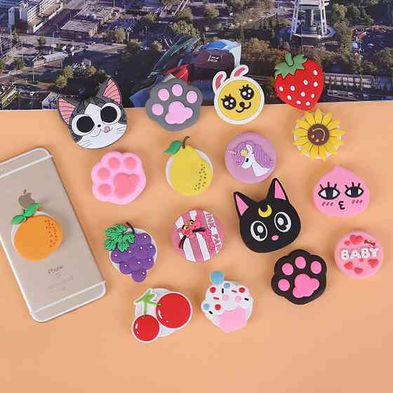 Попсокет PopSocket 3D ZucZug держатель для телефона (Серия лапки, Розовая) Николаев