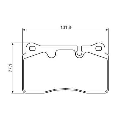Гальмівні колодки Bosch 0 986 494 351 Вінниця