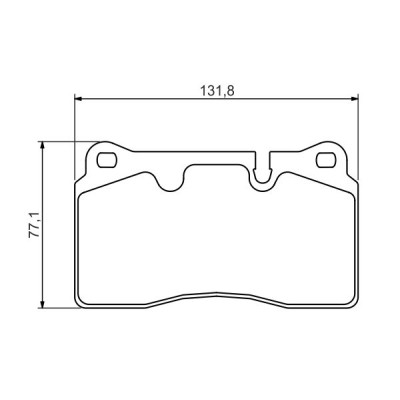Гальмівні колодки Bosch 0 986 494 351 Вінниця - фото 1