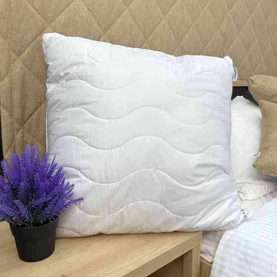 Подушка для сну гіпоалергенна Decorator Quilt 70x70х20 см, колір білий (84-174) Київ