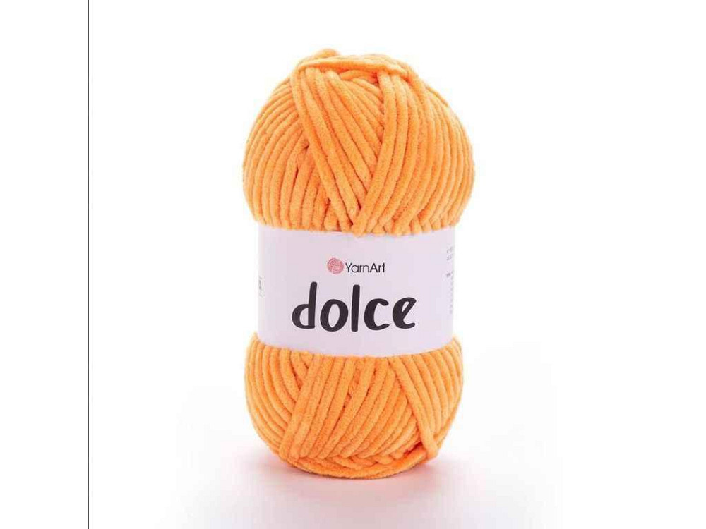 Пряжа Dolce помаранчевий 100% мікрополіестр 120м 100г 5шт/уп 852 ТМ YarnArt Київ - фото 1