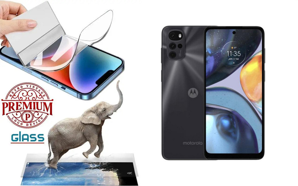 Полиуретановая пленка Motorola Moto G22, Premium, толщина 0,2 мм Киев - изображение 1