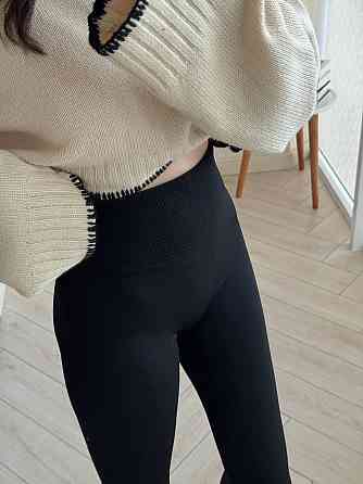 Жіночі теплі повсякденні еластичні лосіни на хутрі Одеса