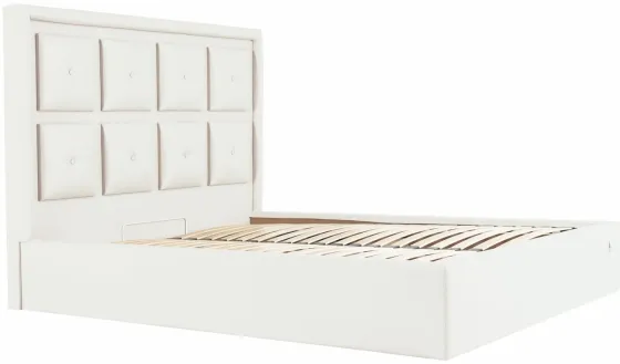 Ліжко Двоспальне Windsor Comfort 180 х 190 см Fly 2200 З підйомним механізмом та нішою для білизни Білий Київ