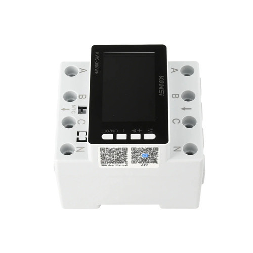 Wi-Fi счётчик электроэнергии трёхфазный 220 В 80 А KWS-306WF на DIN-рейку с защитами и мониторингом Киев - изображение 1