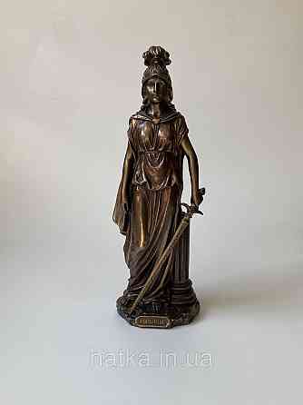 Статуэтка Veronese Мужество Девушка с мечем 28 см  полистоун с бронзовым покрытием 76466A4 Киев