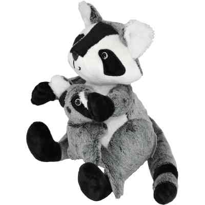 Мягкая игрушка Tigres Енот с детенышем (ІГ-0144) Винница