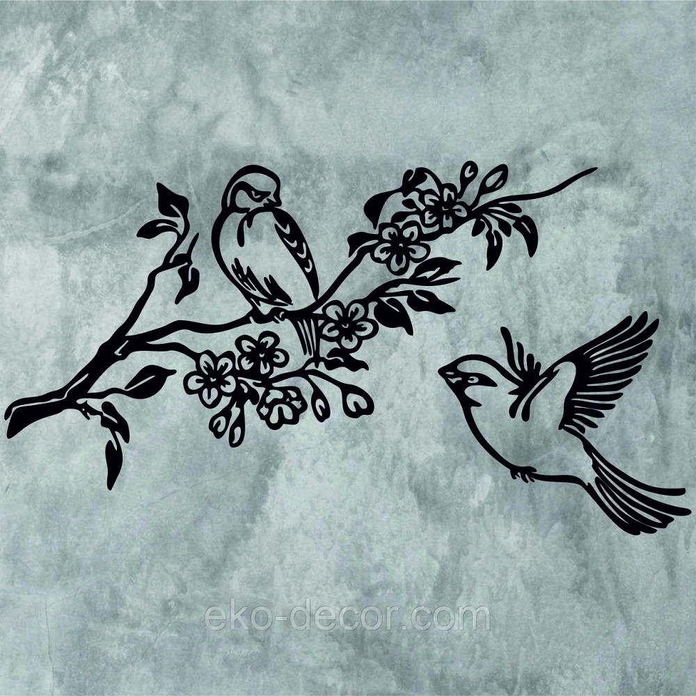 Декоративне настінне Панно «Пташки», Декор на стіну Київ - фото 5