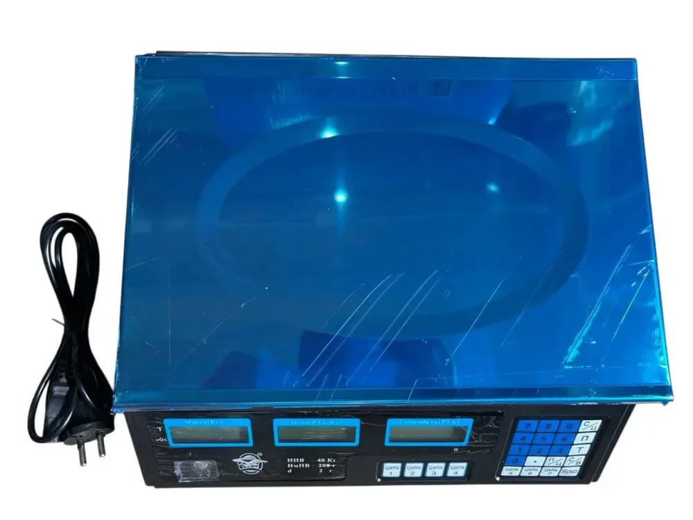 Весы электронные 55 кг с двойным дисплеем, нержавеющая платформа, съемная тара, аккумулятор. Одесса - изображение 2