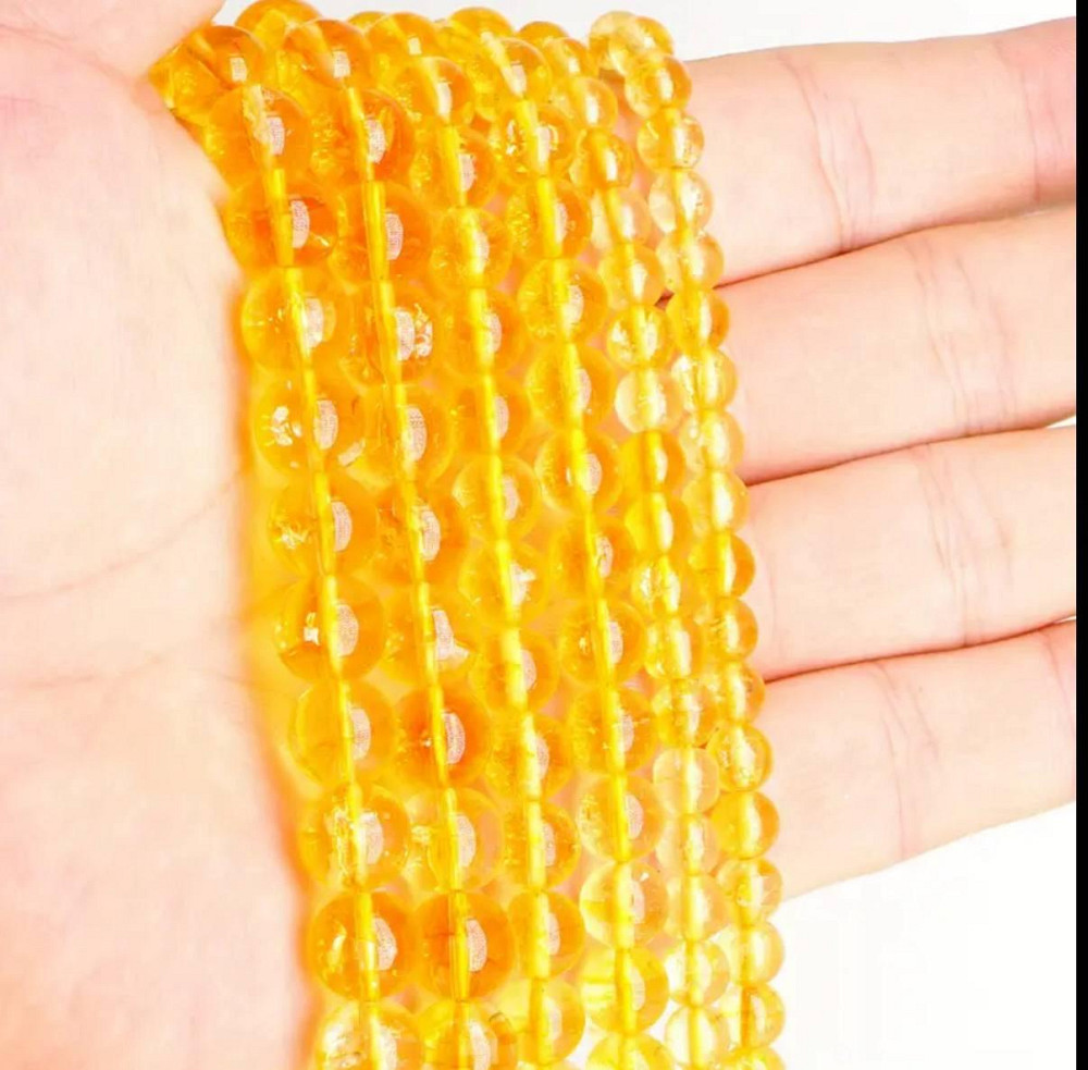 Бусины из натурального цитрина для украшений и рукоделия Киев - изображение 3
