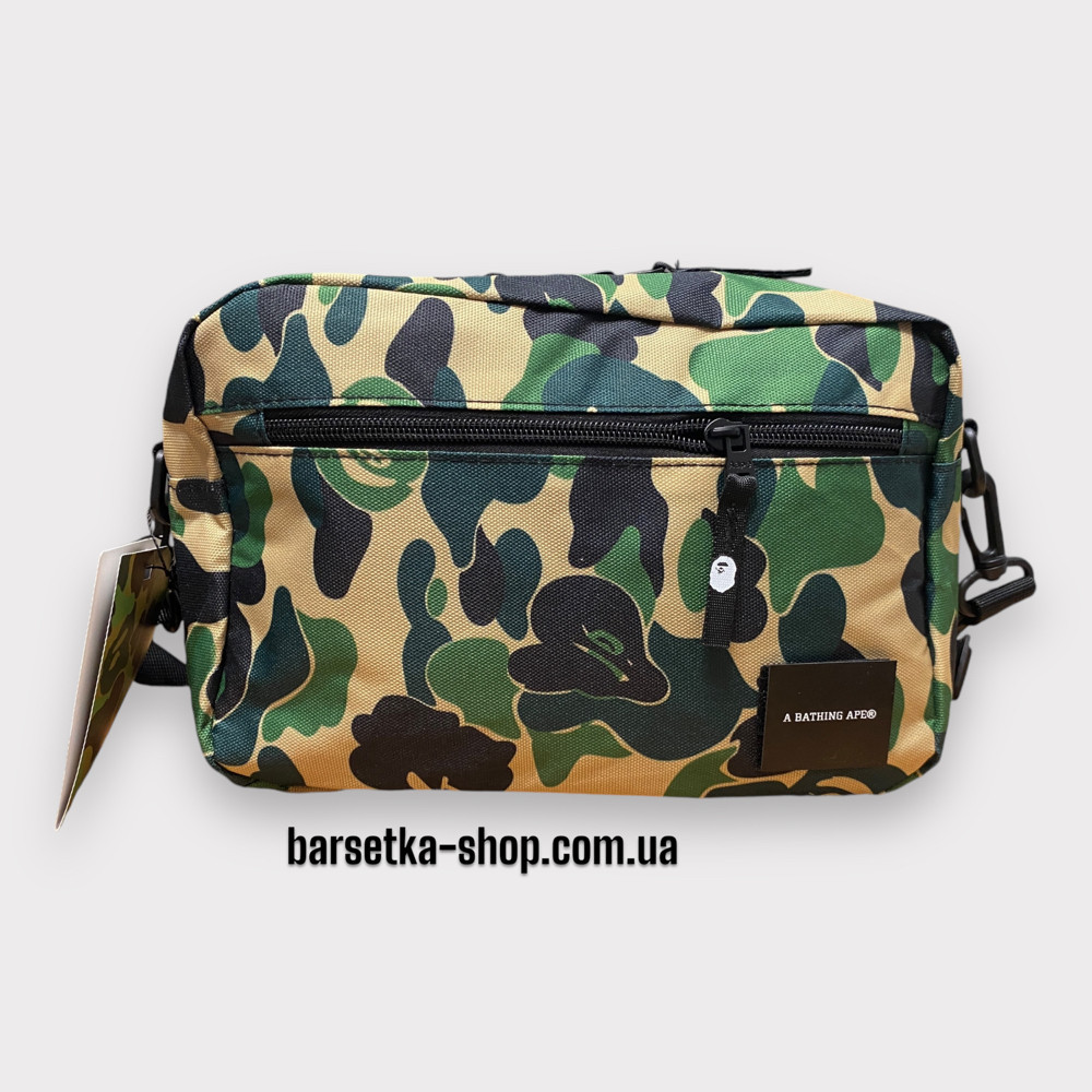 Сумка через плече Bape 25*18 зелений Запоріжжя - фото 1