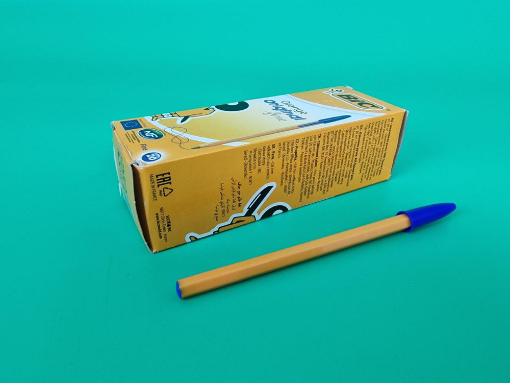 Кулькова ручка "BIG" Orange Line 1113 синя (20 шт.) Харків - фото 3