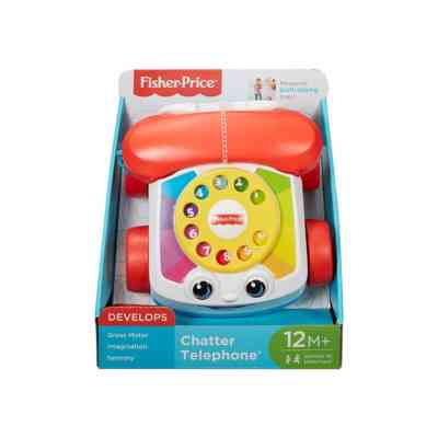 Развивающая игрушка Fisher-Price Іграшка-каталка "Веселий телефон" Fisher-Price (FGW66) Винница