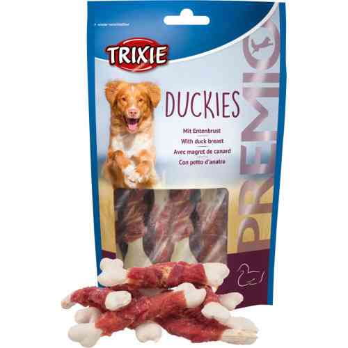 Лакомство Trixie Premio Duckies для собак косточки с уткой 100 г Киев