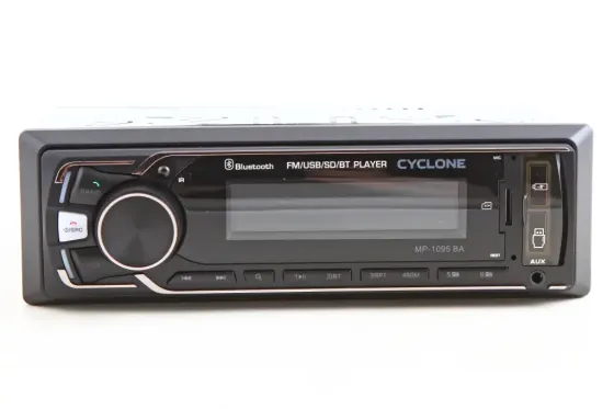 Автомагнітола Cyclone MP-1095 BA RGB BT/USB+USB Charge/MicroSD/ISO/доп. розєм /ПДУ/Eway Link Вінниця