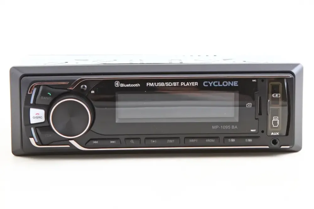 Автомагнітола Cyclone MP-1095 BA RGB BT/USB+USB Charge/MicroSD/ISO/доп. розєм /ПДУ/Eway Link Вінниця - фото 1