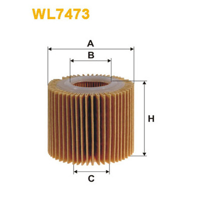 Фільтр масляний Wixfiltron WL7473 Вінниця - фото 1
