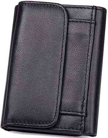 Кошелек Vintage 14467 кожаный Черный Киев