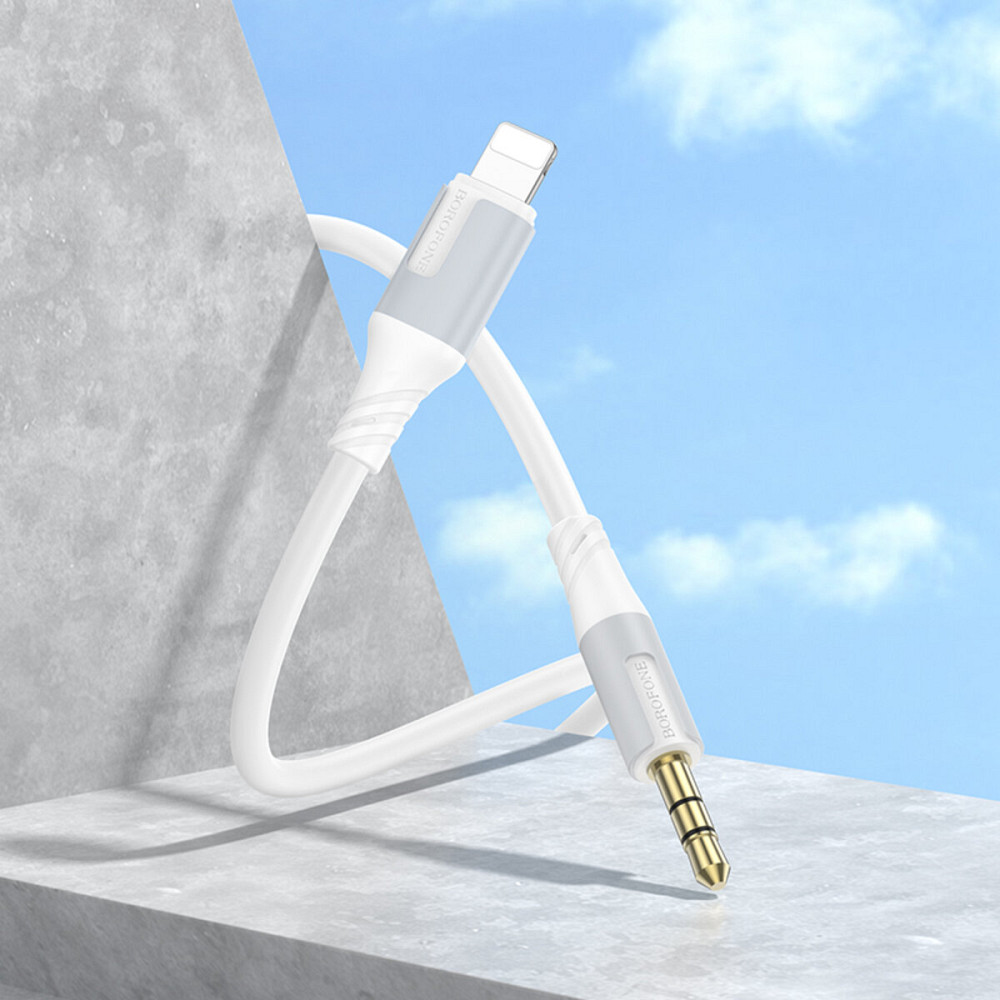 Аудiо-кабель BOROFONE BL19 Creator digital audio conversion cable iP White (6941991108570) Київ - фото 3